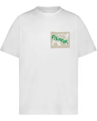 flâneur - Krijt Schildpad T-Shirt - Lyst