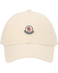 Moncler - Accessoires ,Katoen Gabardine Baseball Cap - Lyst