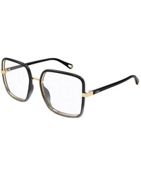 Chloé - Square Frame Glasses - Lyst