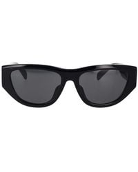 Celine - Stijlvolle Cat-Eye Zonnebril Met Grijze Lenzen - Lyst