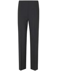 Alberta Ferretti - Straight Trousers - Lyst