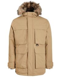 Jack & Jones - Jassen ,Bruin ,Winddichte Parka Jas Met Bont Capuchon - Lyst