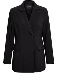 Soaked In Luxury - Klassische fitted blazer jacke schwarz - Lyst