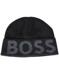 BOSS - Accessories > hats > beanies - Lyst