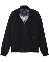 Baracuta - Jassen ,Zwart ,G9 Harrington Gavin Watson Printed Lining Jacket - Lyst