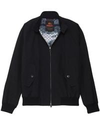 Baracuta - Jassen ,Zwart ,G9 Harrington Gavin Watson Printed Lining Jacket - Lyst