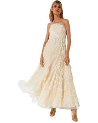 Needle & Thread - Strapless Maxi Jurk - Lyst