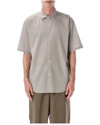 Goldwin - Overhemden ,Wol High Twisted Wool Relax S/S Shirt - Lyst
