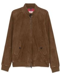 Baracuta - Jassen ,Bruin ,Katoen G9 Suede Jacket - Lyst