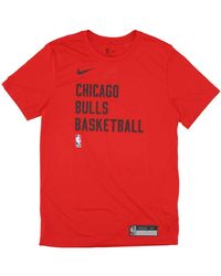 Nike - Fitness ,Rood ,Polyester Chicago Bulls Basketball T-Shirt - Lyst