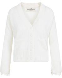 Ermanno Scervino - Truien & Vesten ,Wit ,Cardigan - Lyst