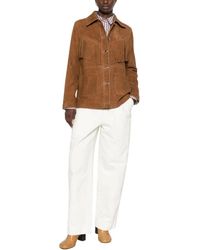 Yerse - Jassen ,Bruin ,Leer Beth 45 Jas - Lyst