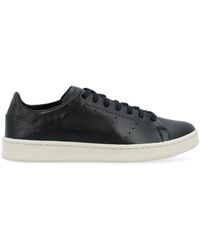 Y-3 - Schwarzer Leder-Sneaker - Lyst