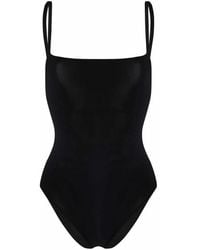 Lido - Badmode ,Zwart ,Geometrische Bandjes Badpak - Lyst