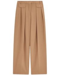 Semicouture - Wide Trousers - Lyst