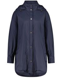 Herno - Oversized chaqueta de transición con capucha desmontable - Lyst