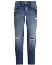Dolce & Gabbana - Straight Fit Jeans - Lyst