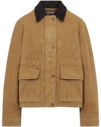 Acne Studios - Jassen ,Bruin ,Katoen Canvas Jacket - Lyst