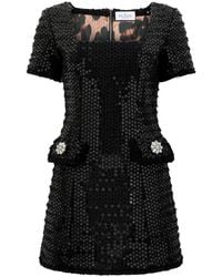 Philipp Plein - Tweed Mini Dress Paillettes - Lyst