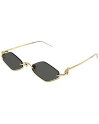 Gucci - Semi-Rimless Zonnebril - Lyst