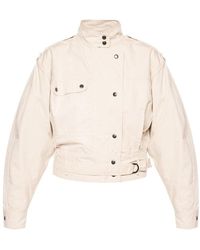 Étoile Isabel Marant Jacket With Epaulettes - Naturel