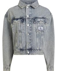 Calvin Klein - Vintage oversized denim jacket - Lyst