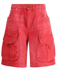 R13 - Cargoshorts Mit Utilitaristischem Design - Lyst
