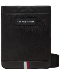 Tommy Hilfiger - Schwarze Messenger Tasche Herbst/Winter Kollektion - Lyst