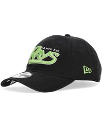 KTZ - Accessoires ,Zwart ,Katoen Mlb Throwback Gebogen Klep Pet - Lyst
