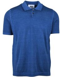 Alpha Studio - Polo-Shirt Aus Strick - Lyst