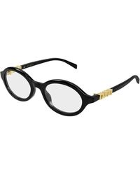 Gucci - Brillen Gg2153 O 001 Schwarz/Transparent Damen - Lyst