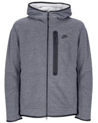 Nike - Fitness ,Zwart ,Katoen Tech Fleece Zip Hoodie - Lyst