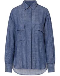 Peuterey - Chambray Katoenen Overhemd - Lyst