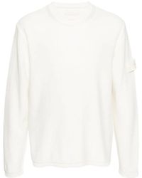 Stone Island - Ghost sweater, natürliche strickwaren - Lyst
