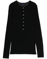 Soeur - Truien & Vesten ,Zwart ,Katoen Isabella Long Sleeve T-Shirt - Lyst