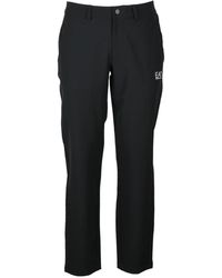 EA7 - Straight Trousers - Lyst