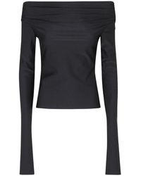 ANDAMANE - Tops ,Zwart ,Wallis Off-Shoulder Top - Lyst