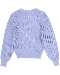 Agnona - Round-neck knitwear - Lyst