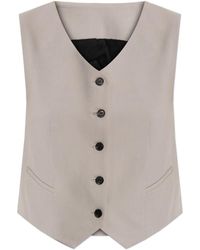 AllSaints - Vests - Lyst