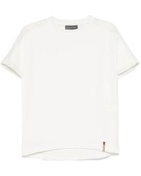 Lorena Antoniazzi - Casual weißes kurzarm baumwoll t-shirt - Lyst