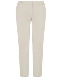 Bomboogie - Broeken ,Katoen Chino Broek Slim Fit - Lyst