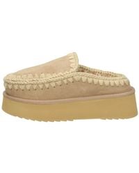 Mou - Schoenen ,Roze ,Wol Clog Eskimo Platform - Lyst