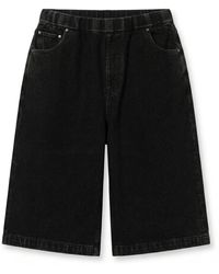 Entire studios - Korte Broeken ,Zwart ,Denim Spar Denim Shorts - Lyst
