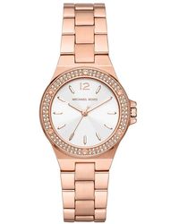 Michael Kors - Accessoires ,Roze ,Roségouden Damesmode Horloge - Lyst