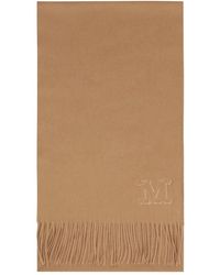 Max Mara - Accessoires ,Bruin ,Kasjmier Kasjmier Fringed Sjaal - Lyst