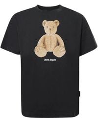 Palm Angels - Tops ,Zwart ,Katoen T-Shirts En Polo's Zwart - Lyst