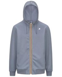K-Way - Rainer Light Spacer Zip-Through Sweatshirt - Lyst