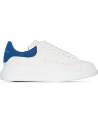 Alexander McQueen - Oversize sole blue back sneakers - Lyst