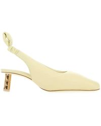 Boyy - Schoenen ,Geel ,Leer Pastelgele Puffy Leren Pumps - Lyst