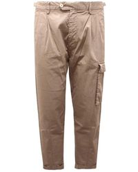 Officina 36 - Slim-Fit Trousers - Lyst